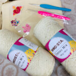 Kit de tejido algodón beige Modista cotton