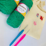 Kit de tejido Algodón Modista Verde