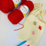 kit de tejido de algodón rojo Modista Cotton