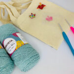 Kit de tejido algodón celeste Modista Cotton