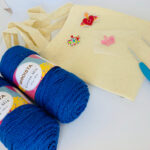 Kit de tejido Algodón Modista Azul Rey