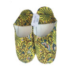 Pantuflas de cuero y tela Rosen. - Imagen 2