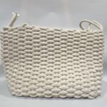 Canasto cuerdas blanco XL