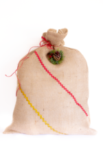 Bolsa saco arpillera navidad